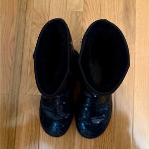 UGG Black Sequin Winter Boots